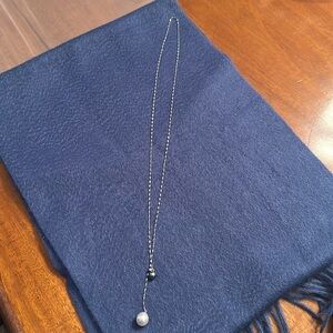 New 30 inch 18k necklace with south sea pearls